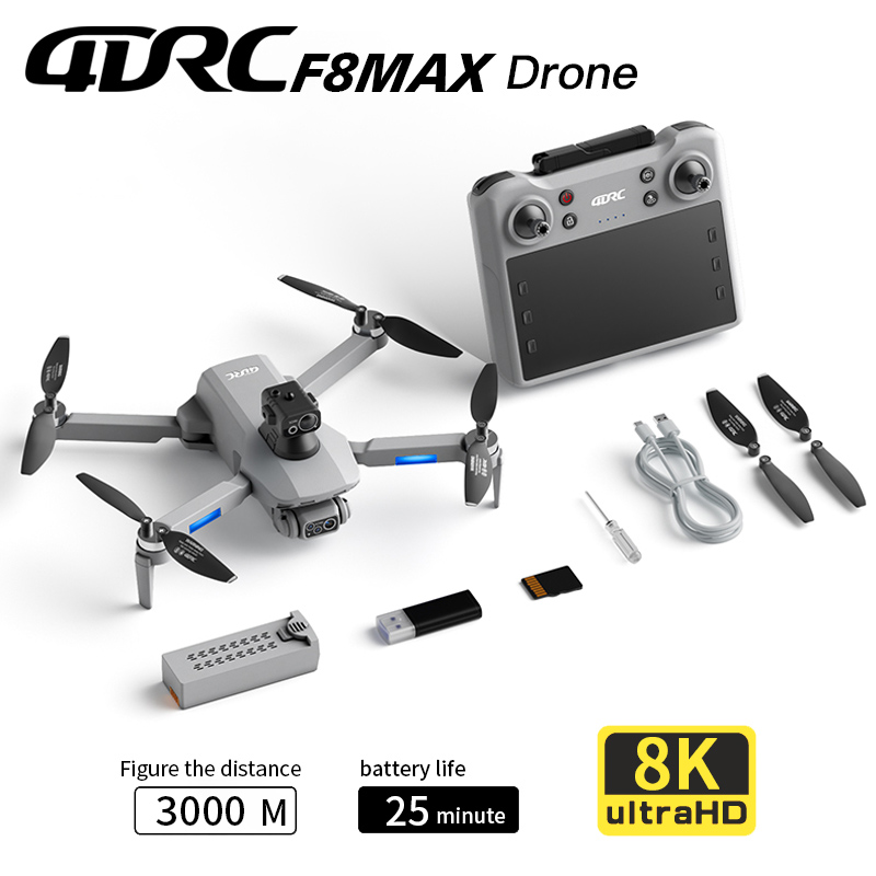 Rc Helicopter Electric - Dron F8 MAX GPS profesional con