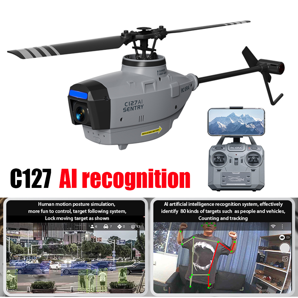 RC ERA C127 AI Sentry Mini Dro - Rc Helicopter Single Rotor reseña y precio